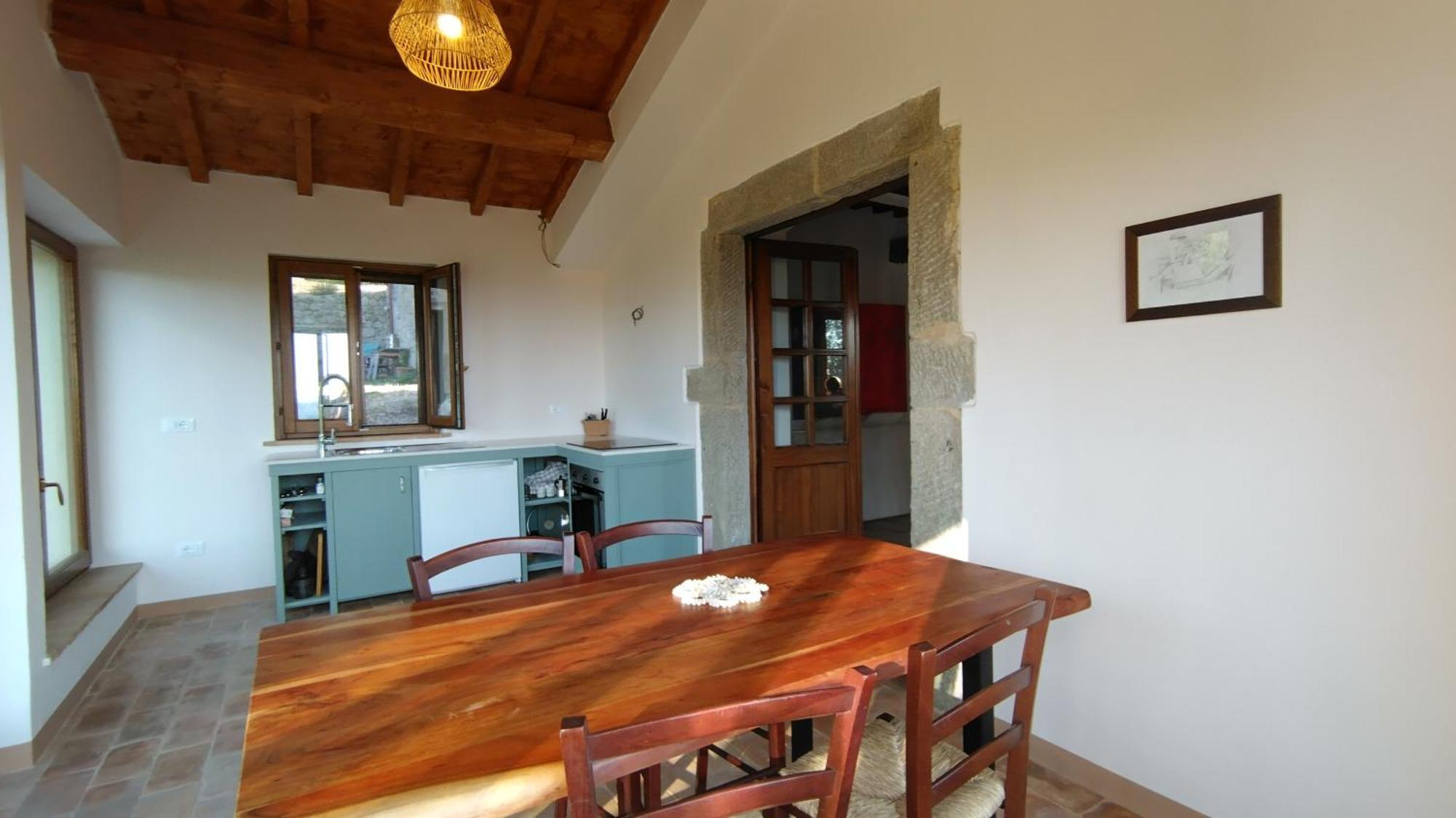 Podere Cerrete - Holiday Farmhouse Castel del Piano  Eksteriør billede
