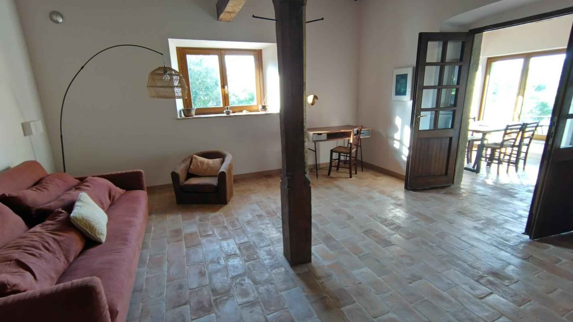 Podere Cerrete - Holiday Farmhouse Castel del Piano  Eksteriør billede
