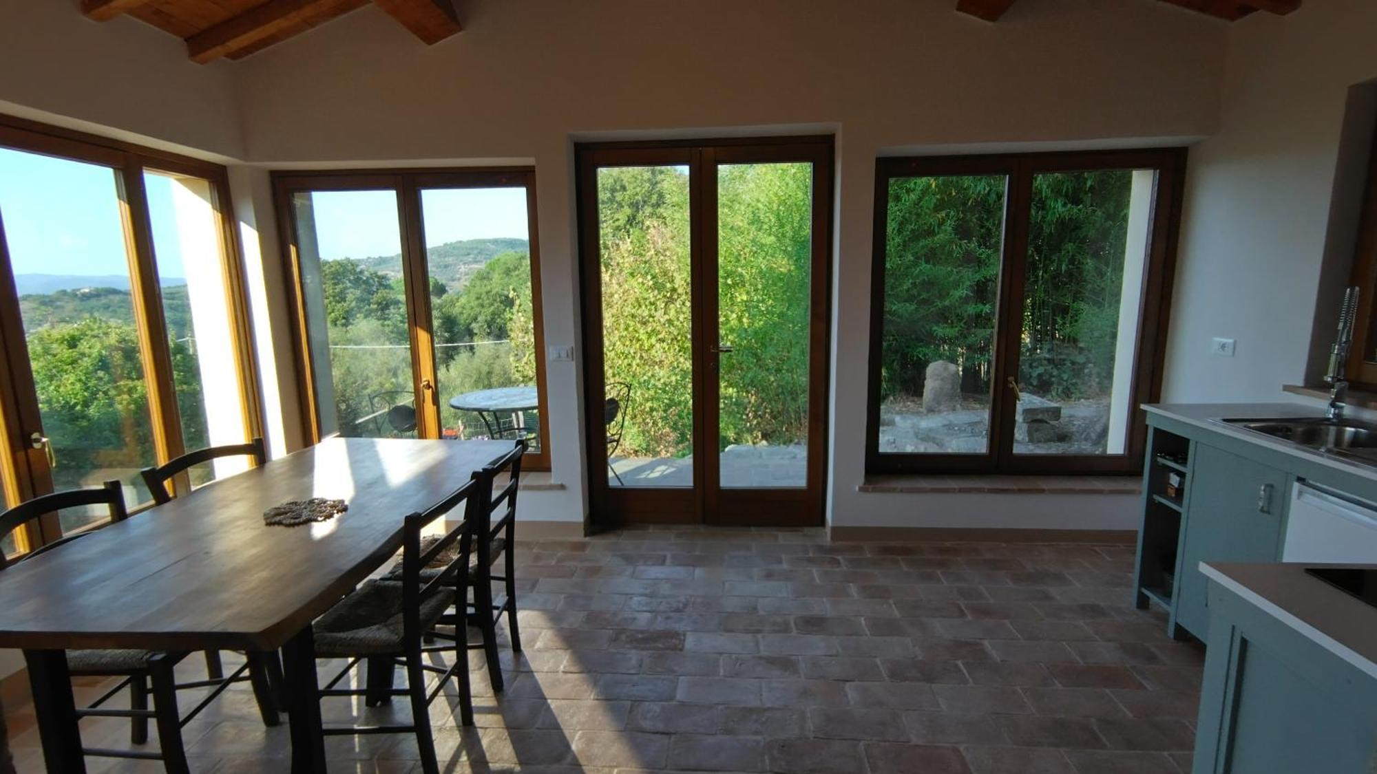 Podere Cerrete - Holiday Farmhouse Castel del Piano  Eksteriør billede